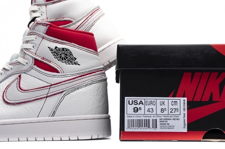 1 Gym High 555088-160  Phantom Air Jordan Retro Red 0511